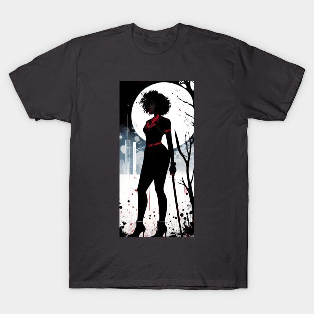 By the Light of the Moon T-Shirt by AnimeBlaque